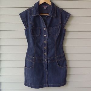 Mossimo dark denim jean dress